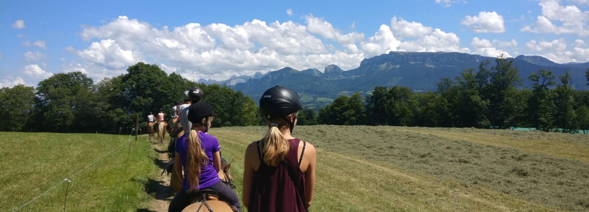 camp randonnée à cheval équitation